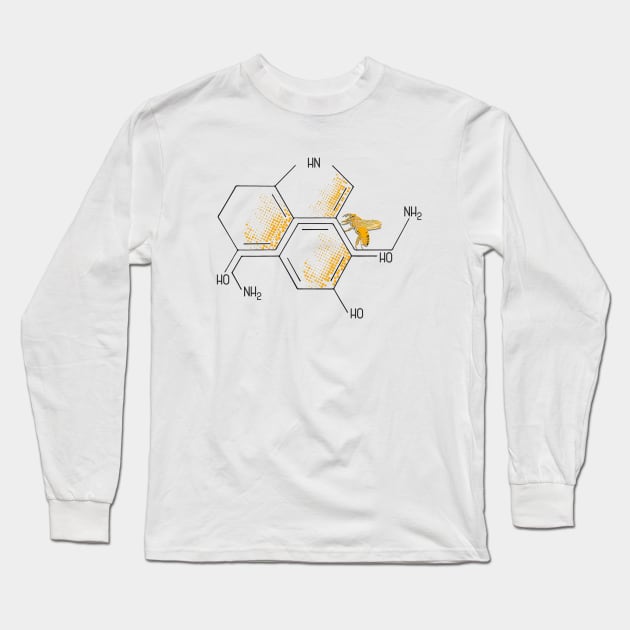 Nectar of Life : Serotonin and Dopamine Long Sleeve T-Shirt by ZuskaArt